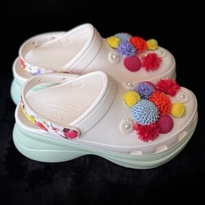 Wildflower Platform Crocs